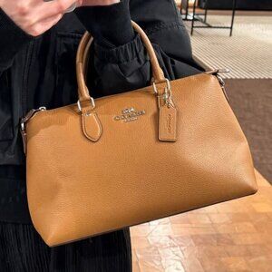 Coach Georgia Satchel Bag Light Saddle CBM11